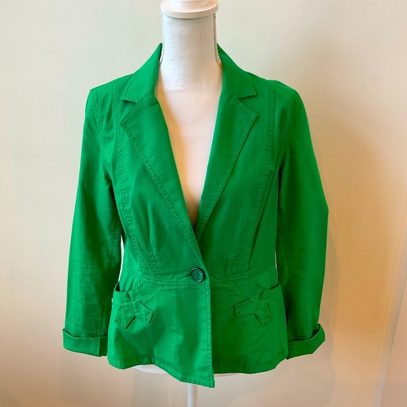 Cabi Verde Green Blazer Style#5097 - Picture 2 of 11